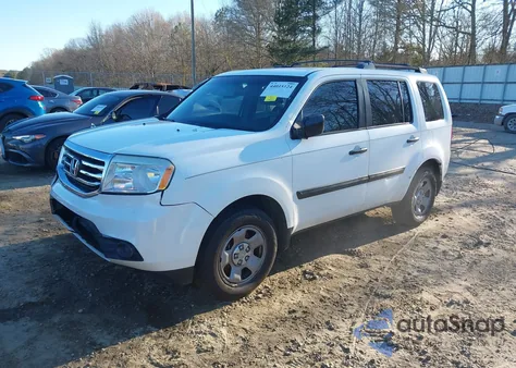 2013 Honda Pilot Lx z USA, uszkodzony, nr VIN 5FNYF3H20DB039185